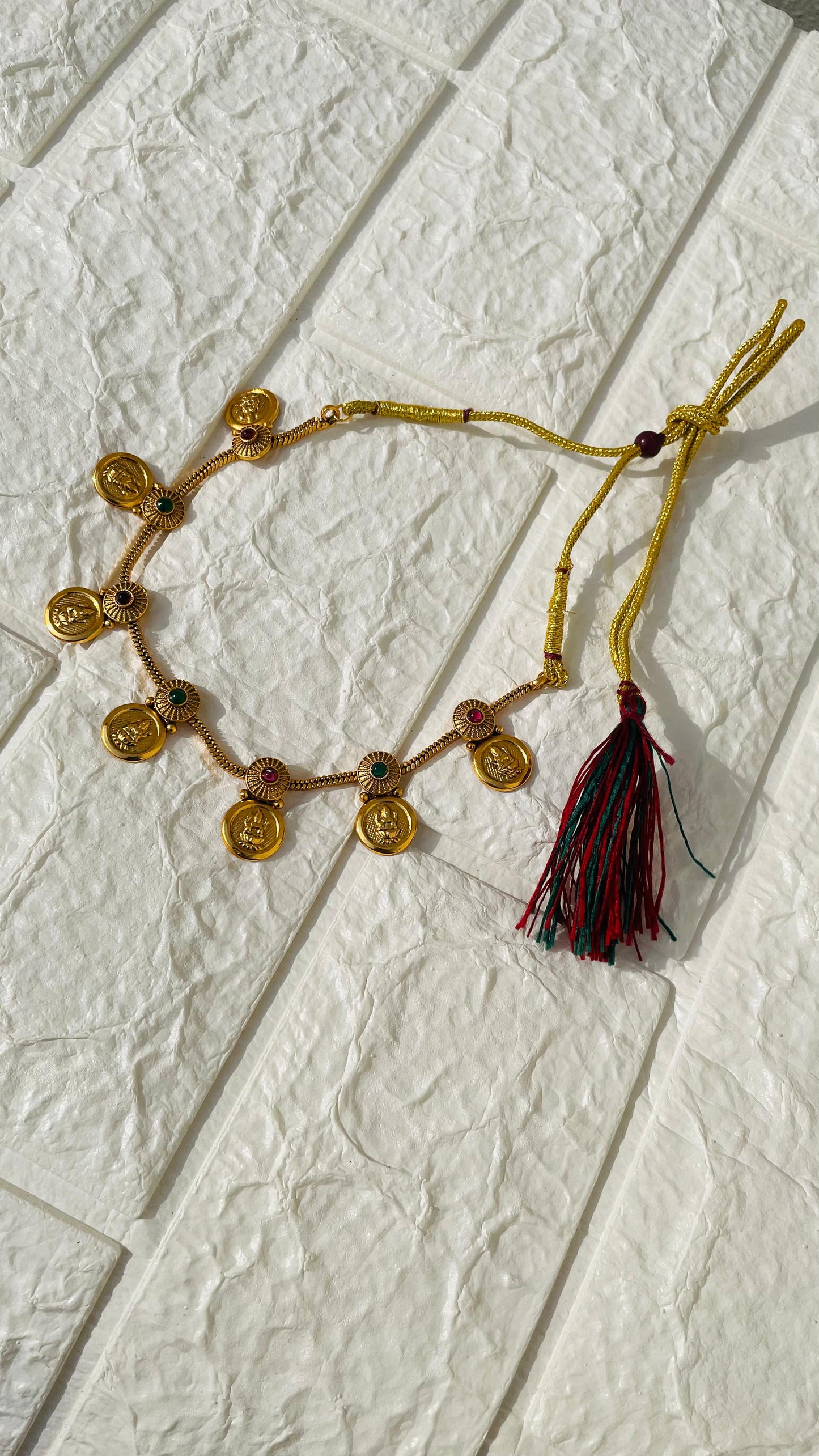 Lakshmi Coin Necklace Set